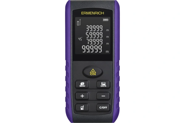 Лазерная рулетка Ermenrich Reel PRO GE100, фиолетовый 86256